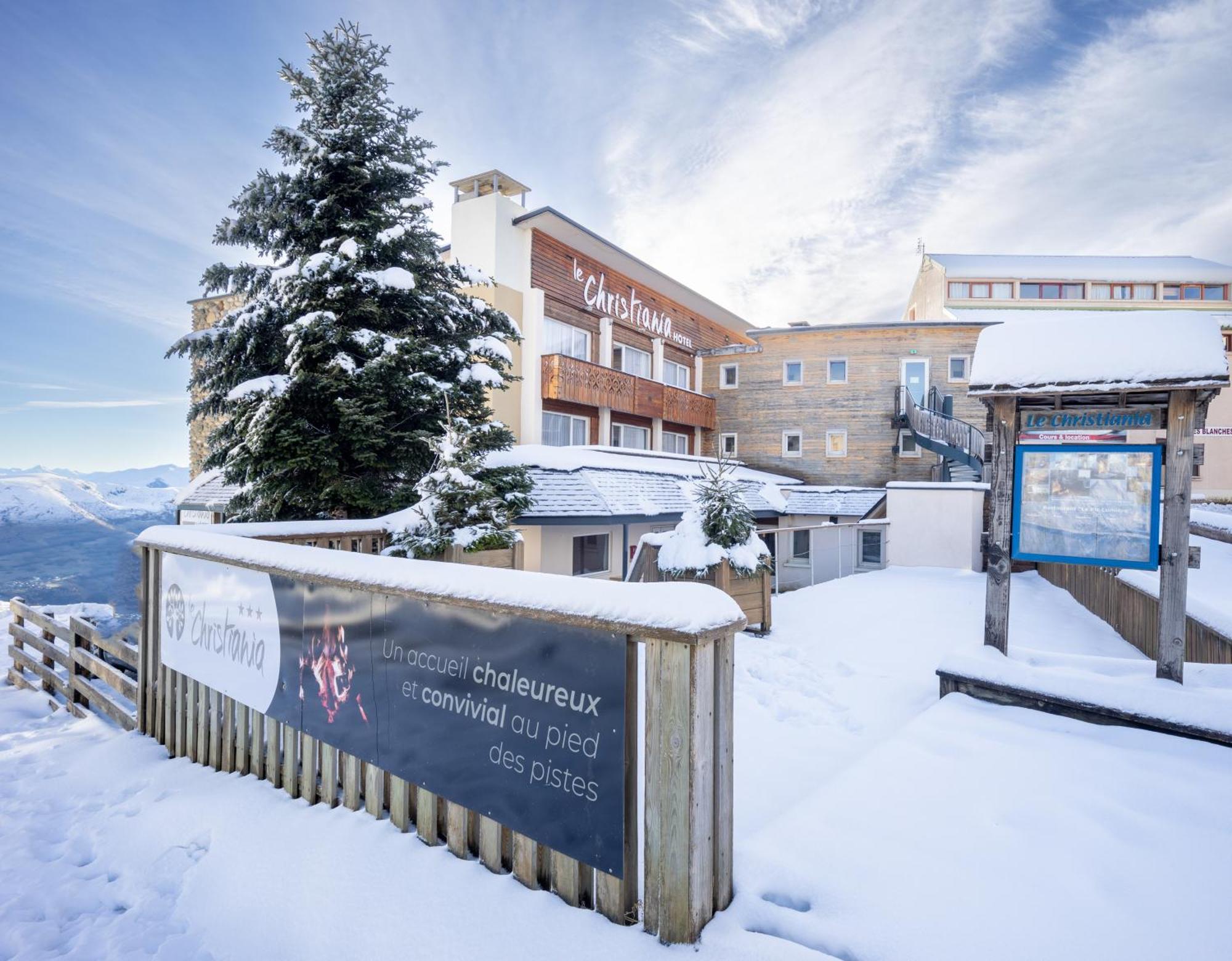 Le Christiania Hotell Saint-Lary-Soulan Exteriör bild